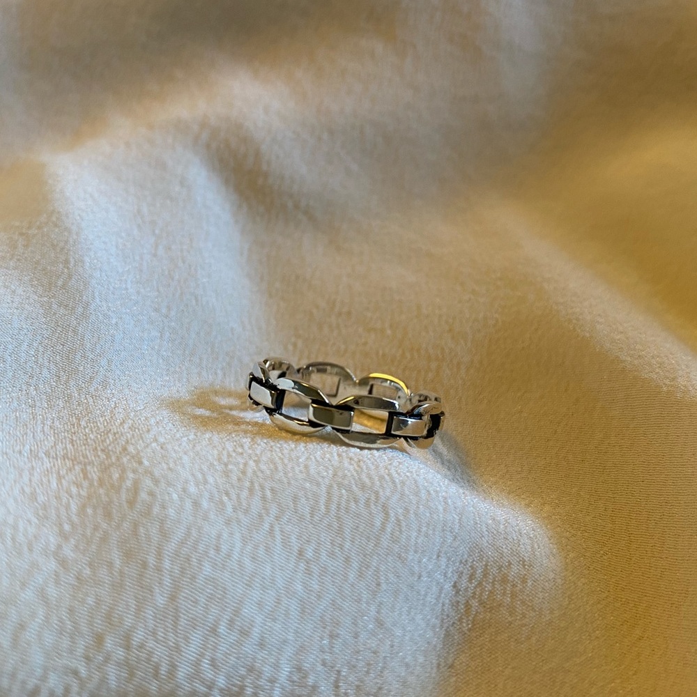 Chain 925 silver ring